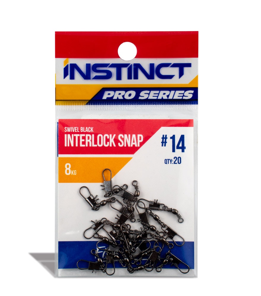 Instinct Pro Swivel Black Interlock Snap