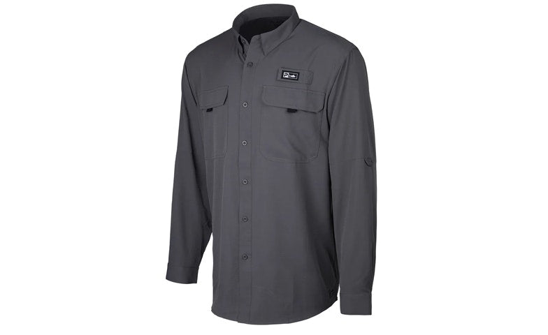 Pelagic Keys Long Sleeve Fishing Shirt Graphite