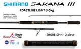 Shimano Sakana 3 Rods Shore Spin Series