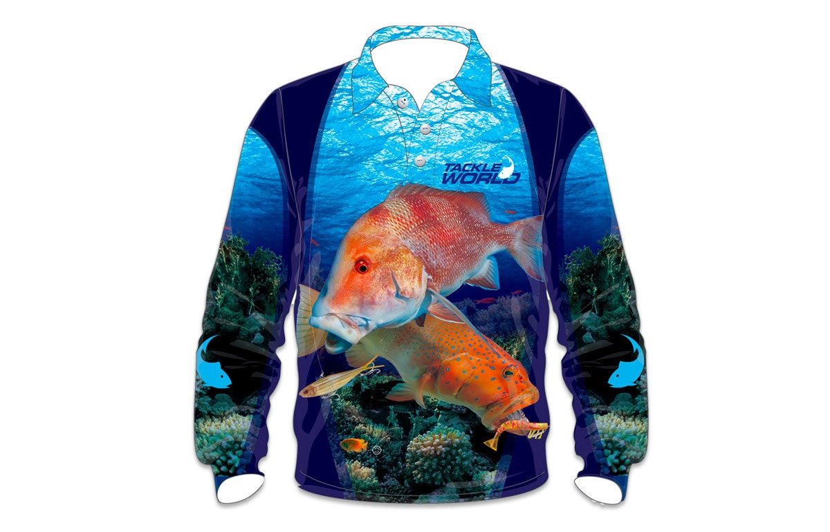 Tackle World Fishing Shirt Adult - Reef