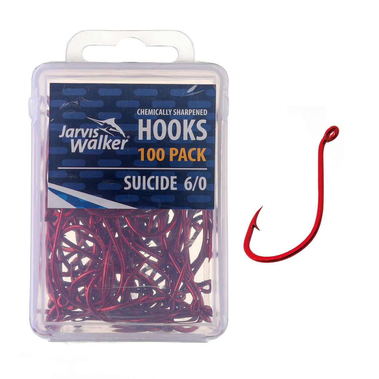 Jarvis Walker Red Suicide Hooks