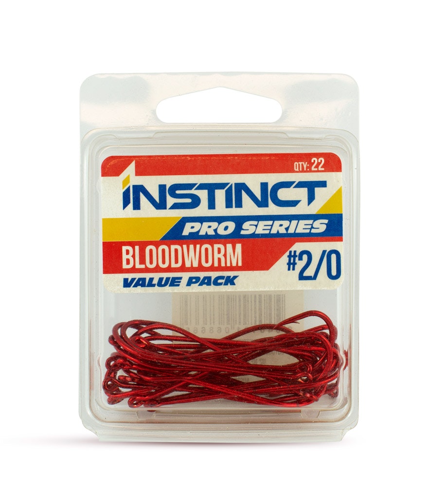 Instinct Pro Bloodworm Red Hook Value Pack