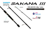 Shimano Sakana 3 Rods Spin Series