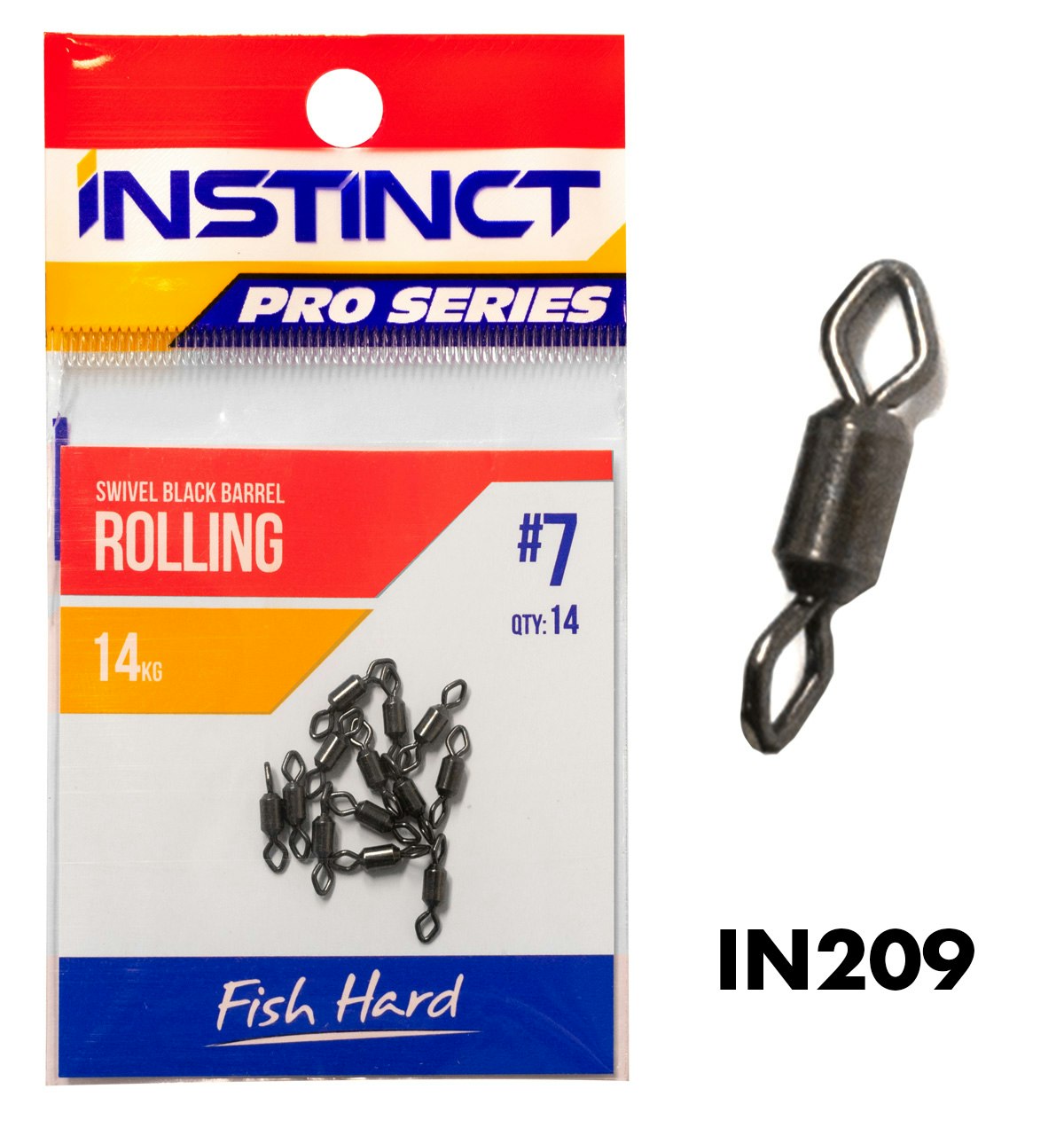 Instinct Pro Swivel Black Barrel Rolling