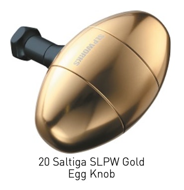 Daiwa 20 Saltiga SLP Works Gold Egg Knob