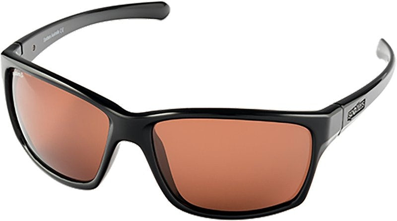 Spotters Grit Gloss Black Polarised Sunglasses