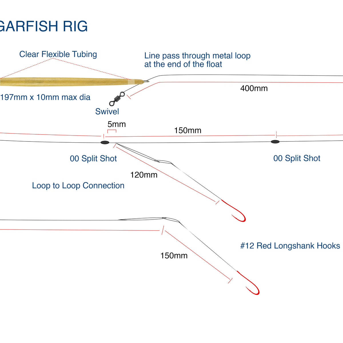 Instinct Rig Garfish Balsa Float Size 12 Hook – Tackle World