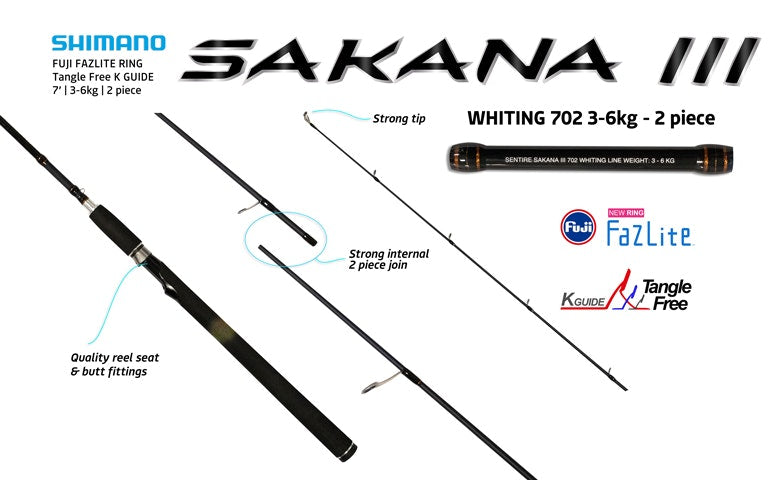 Shimano Sakana 3 Rods Spin Series