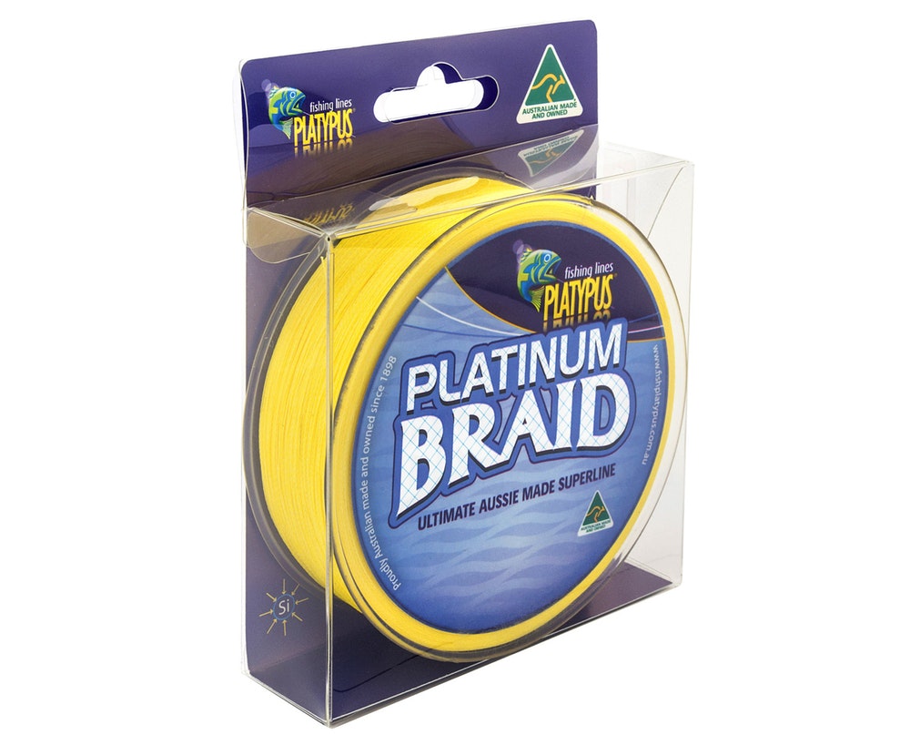 Platypus Platinum Braid 125Yds Yellow