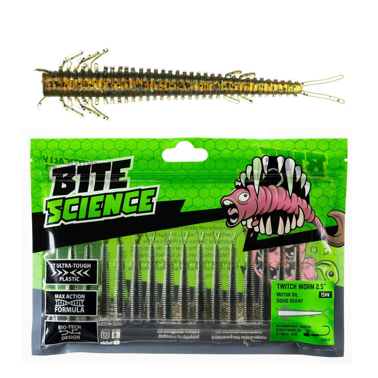 Bite Science Twitch Worm Lures