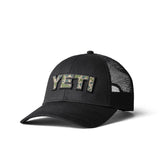 YETI Cap Logo Camo Badge Trucker Hat