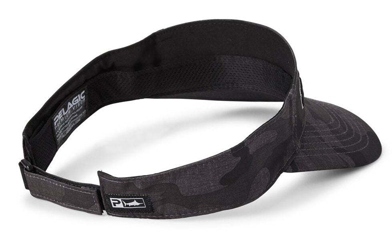 Pelagic Visor Fish Camo Black