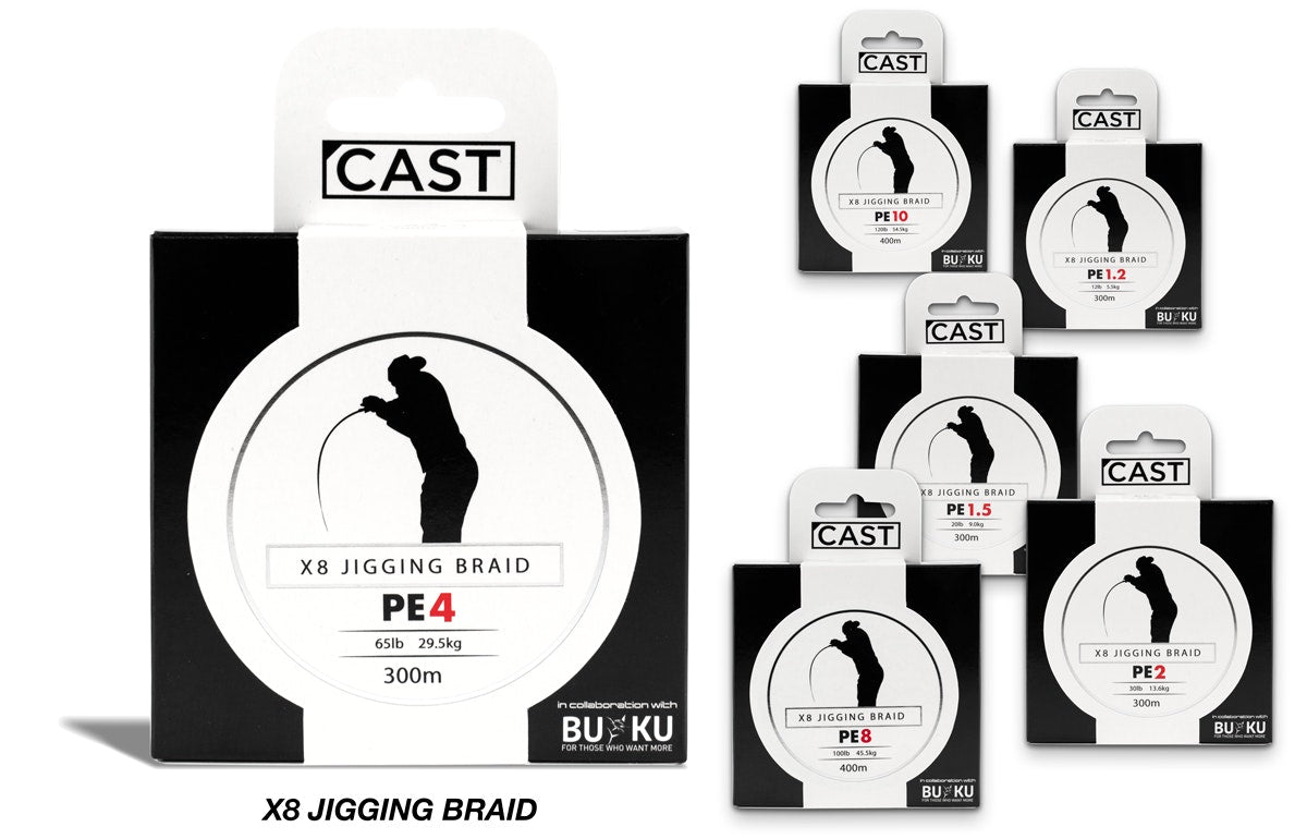Cast Braid Cast Buku Jigging Braid X8 – Tackle World