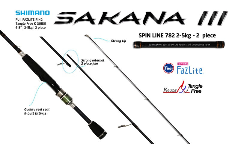Shimano Sakana 3 Rods Spin Series – Tackle World
