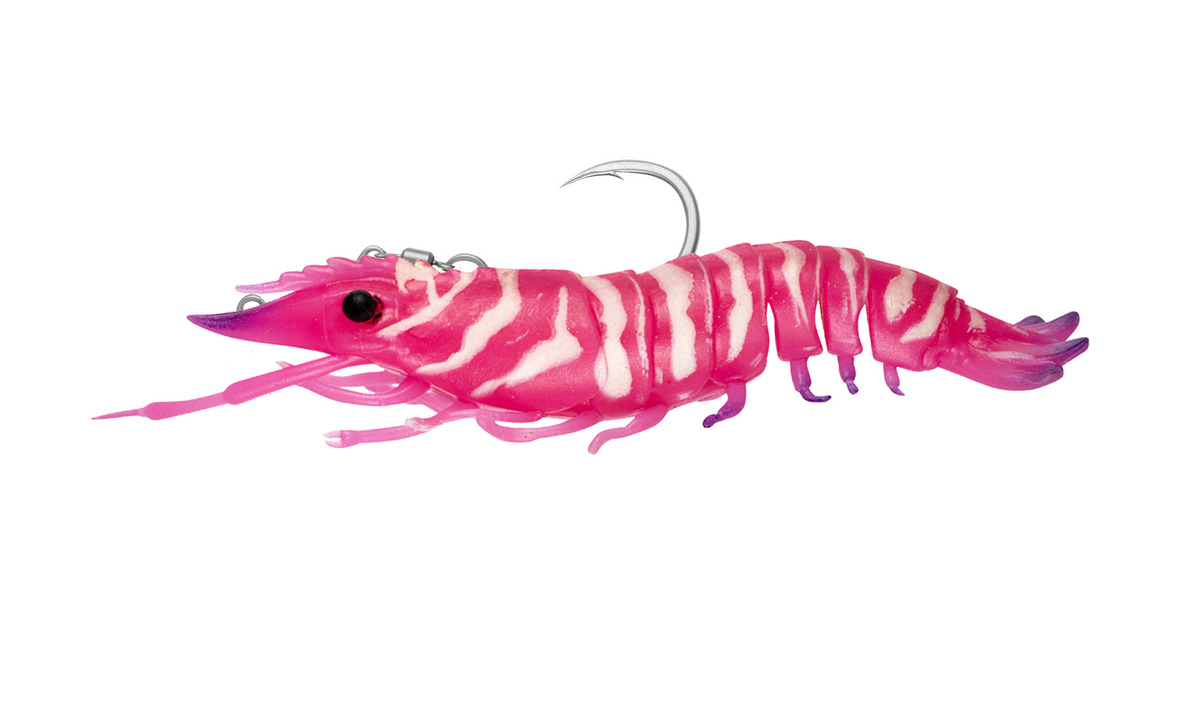 Nomad Design Sumo Shrimp Rigged 4" - Live Ops - Hyper Pink