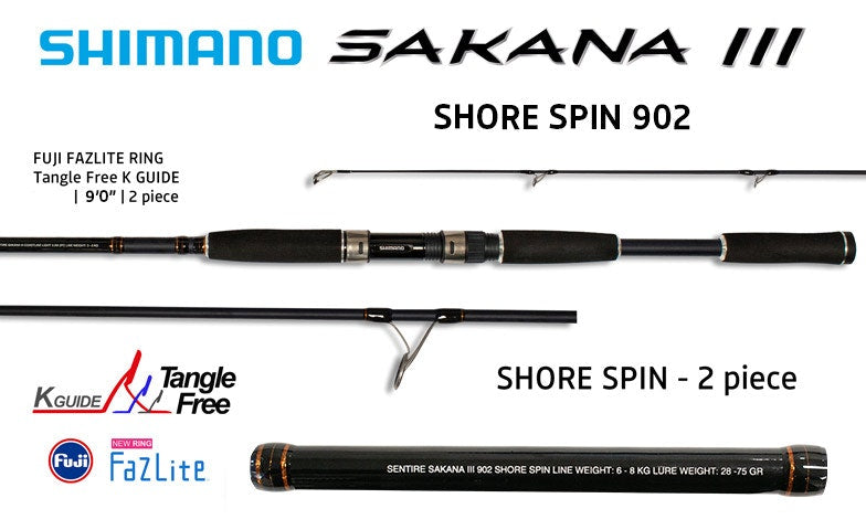 Shimano Sakana 3 Rods Shore Spin Series