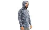 Pelagic Vaportek Hooded Shirt Open Seas Camo Black