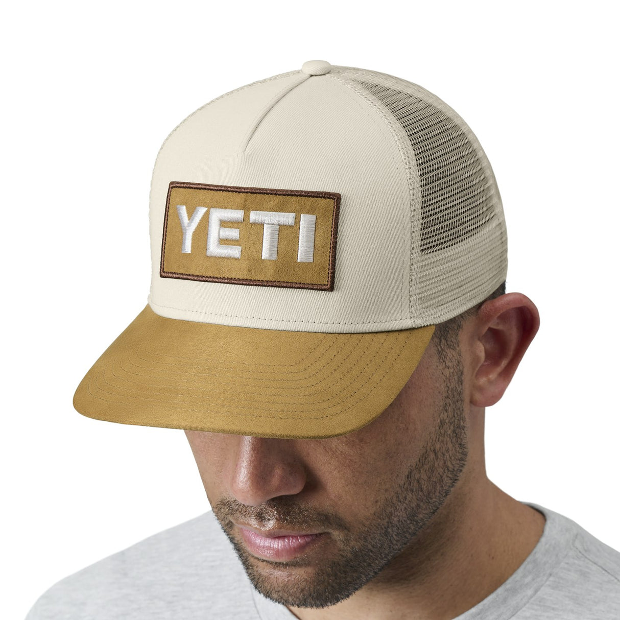 YETI Logo Fx Suede Brim Trucker Hat