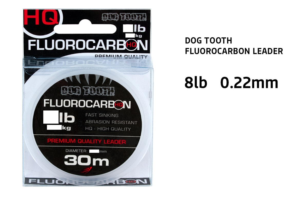 Dog Tooth Fluorocarbon HQ leader