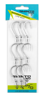 Shinto Pro Live Bait Swivel Ganged Hooks