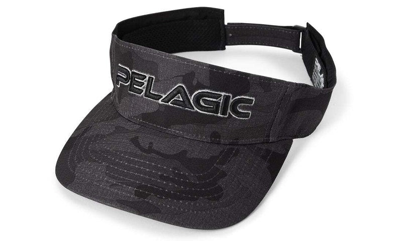 Pelagic Visor Fish Camo Black