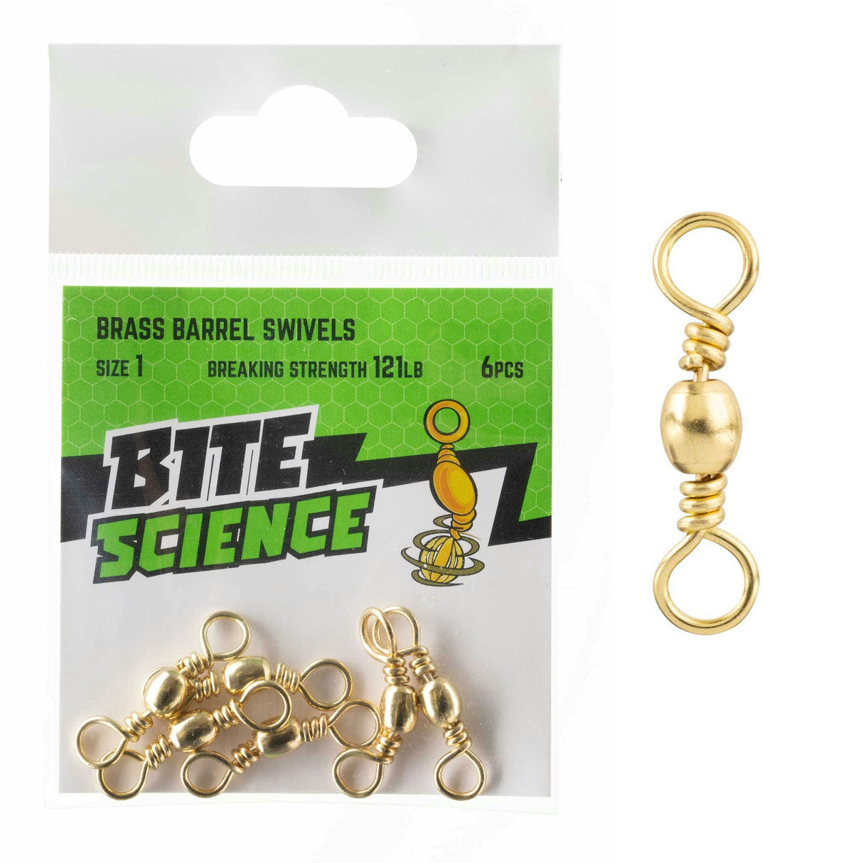 Bite Science Swivels Brass Barrel