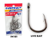 Instinct Pro Live Bait Hook Pre Pack