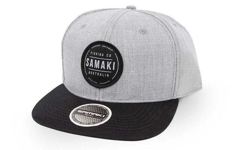 Cap Flat Samaki Clean Cut Grey