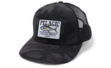 Cap Pursuit Fish Camo Snapback Black