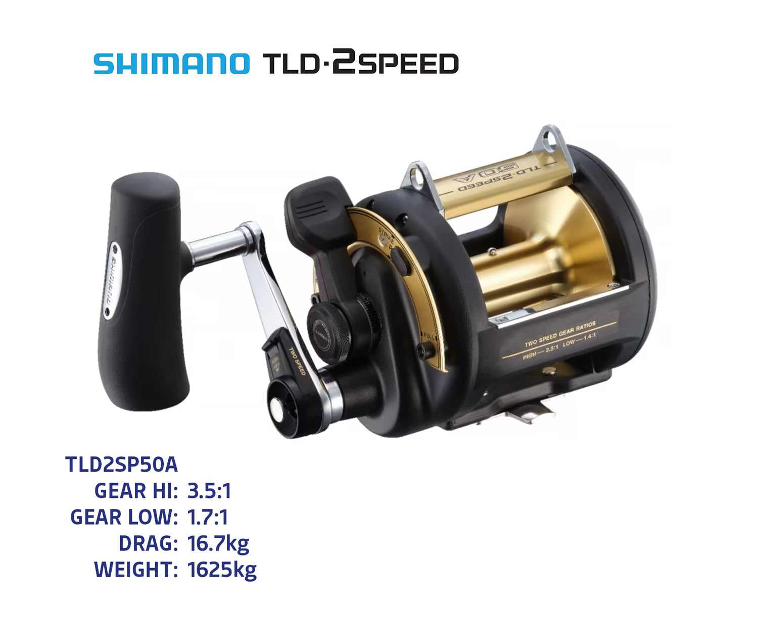 Shimano TLD 2 Speed Reel – Tackle World