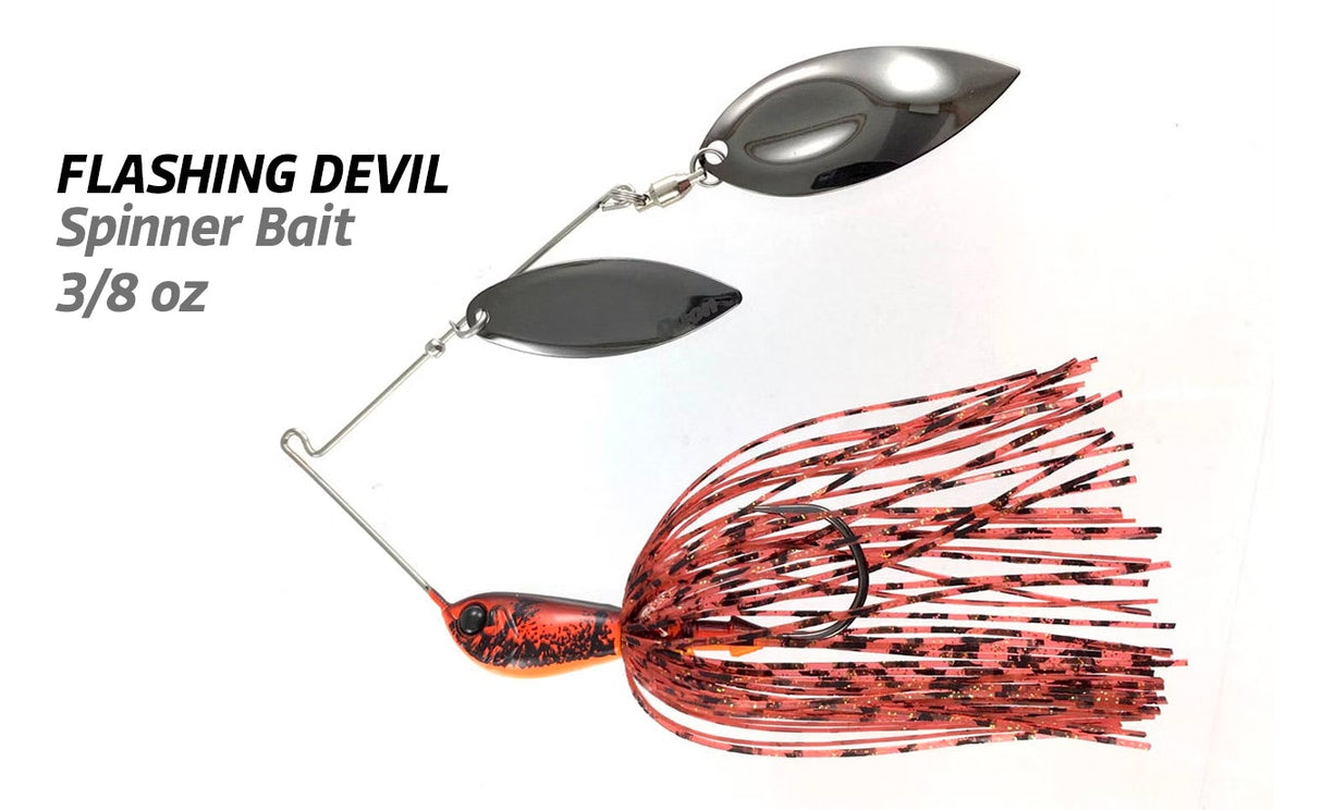 Jackson Qu-On Flashin Devil Spinner Baits