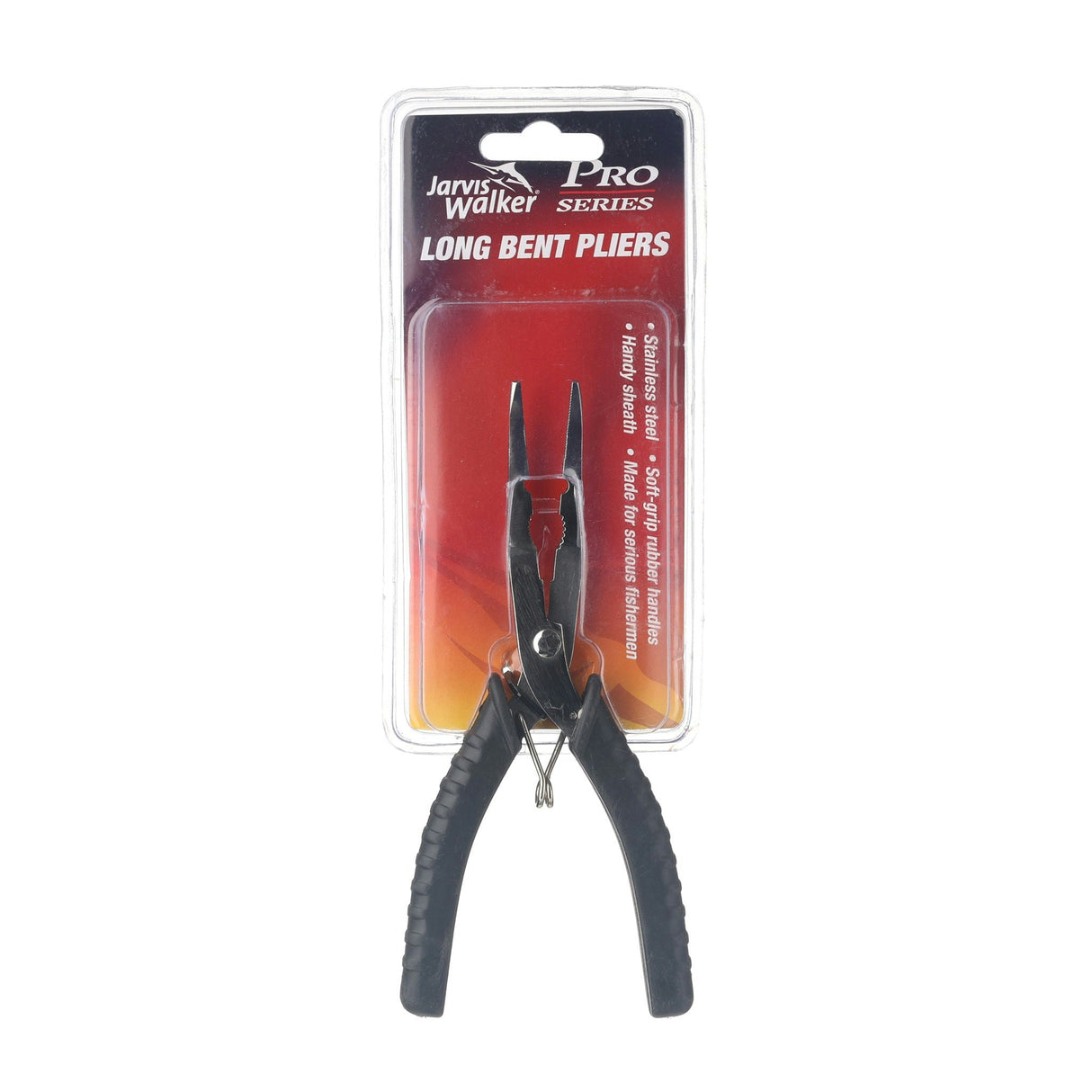 Jarvis Walker Pro Series 6" Long Bent Nose Pliers SS