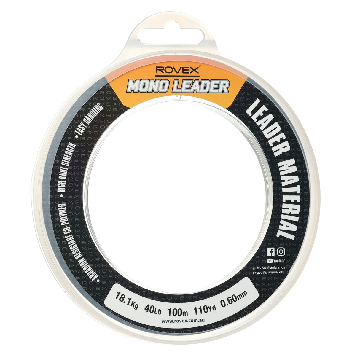 Rovex Copolymer Mono Leader 100m