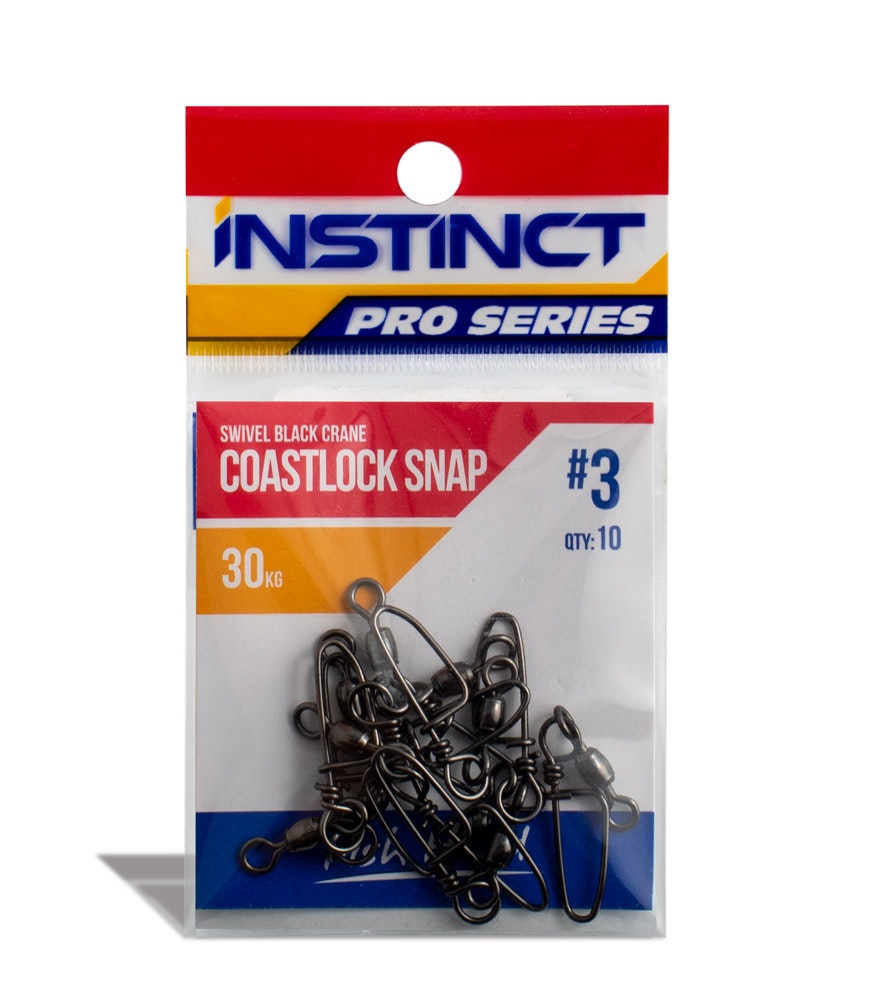 Instinct Pro Swivel Black Crane Coastlock Snap