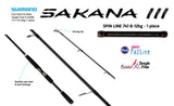 Shimano Sakana 3 Rods Spin Series