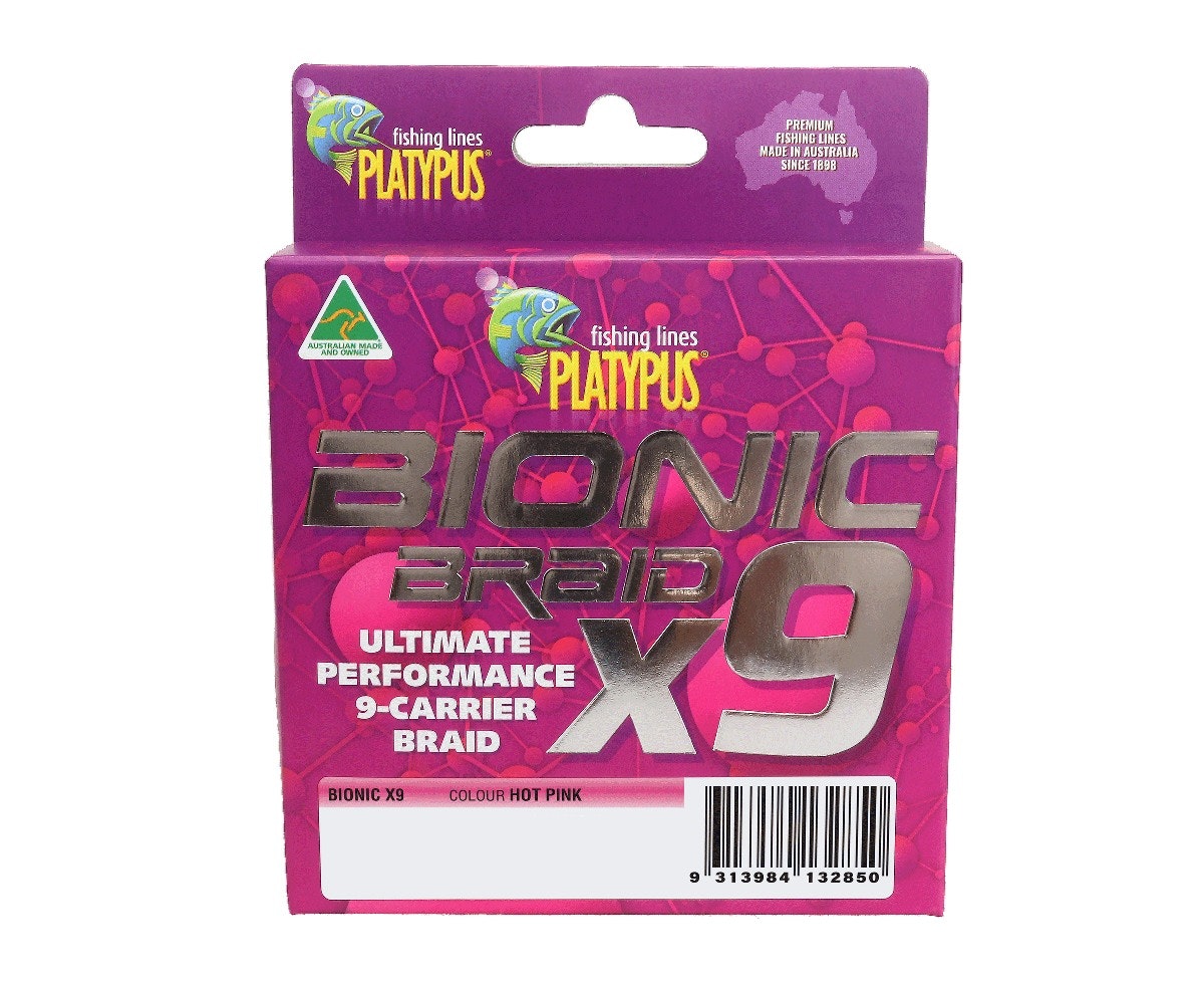 Platypus Bionic X9 Braid 150m – Tackle World