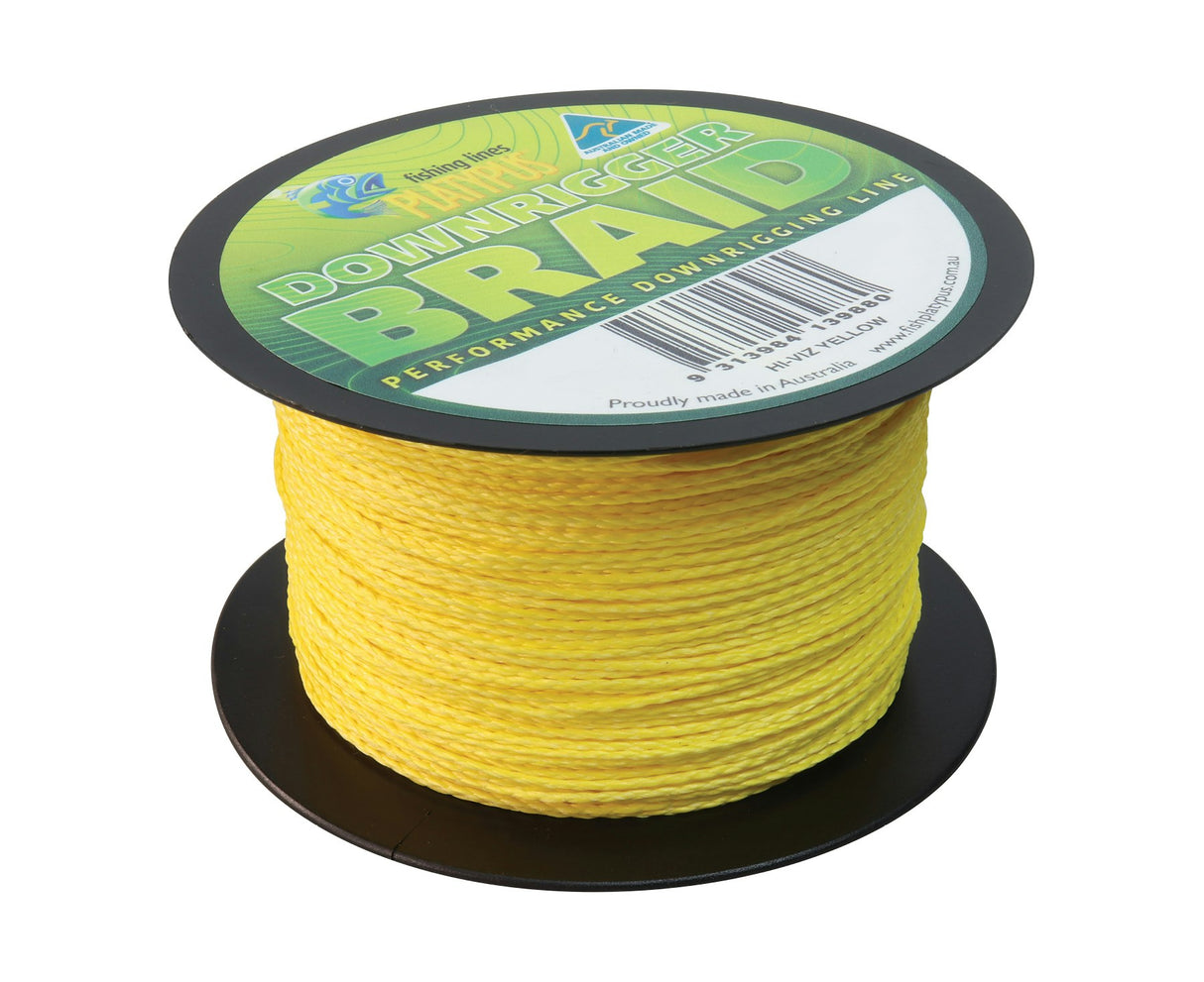 Platypus Downrigger Braid Yellow