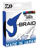 Daiwa J-Braid 4 - Multi-Colour Line