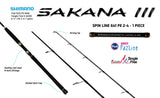 Shimano Sakana 3 Rods Spin Series