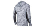 Pelagic Exo-Tech Long Sleeve Shirt - Grey Fish Camo