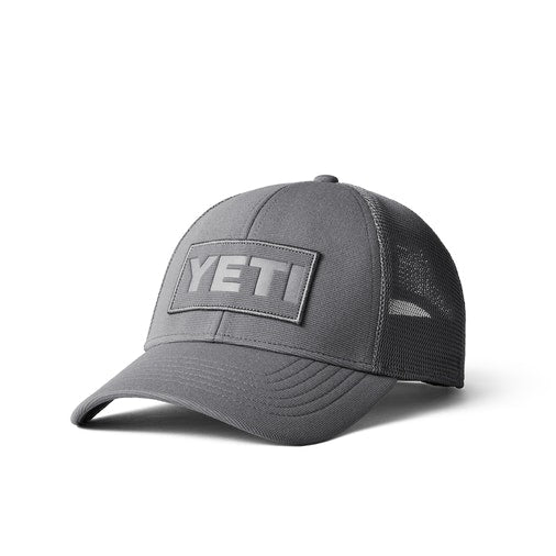 YETI Gray On Gray Patch Trucker Hat