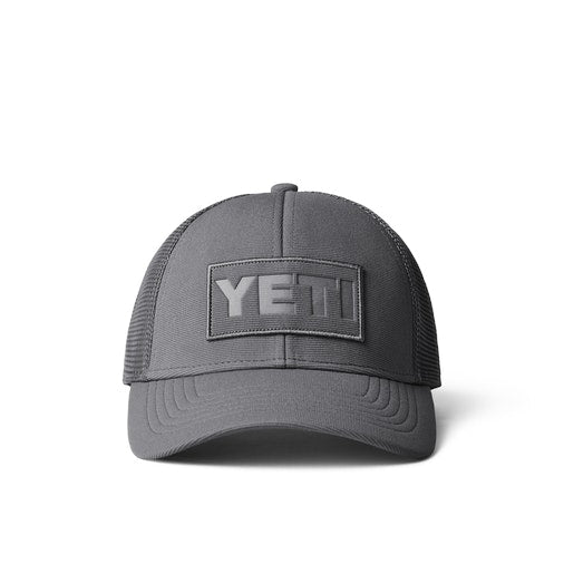 YETI Gray On Gray Patch Trucker Hat