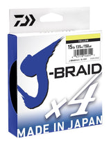 Daiwa J-Braid 4 - Yellow Line