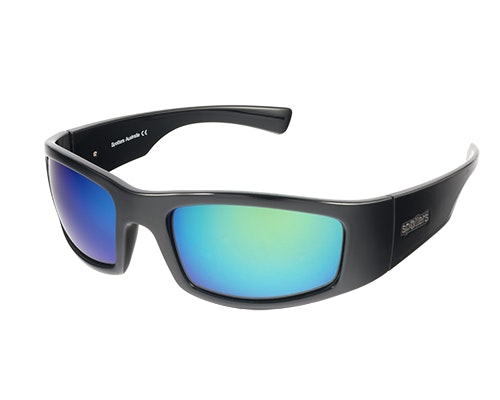 Spotters Coyote+ Gloss Black Polarised Sunglasses