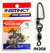 Instinct Pro Swivel Black Crane Coastlock Snap