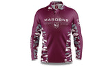 NRL QLD Maroons 'Reef Runner' Fishing Shirt - Adult