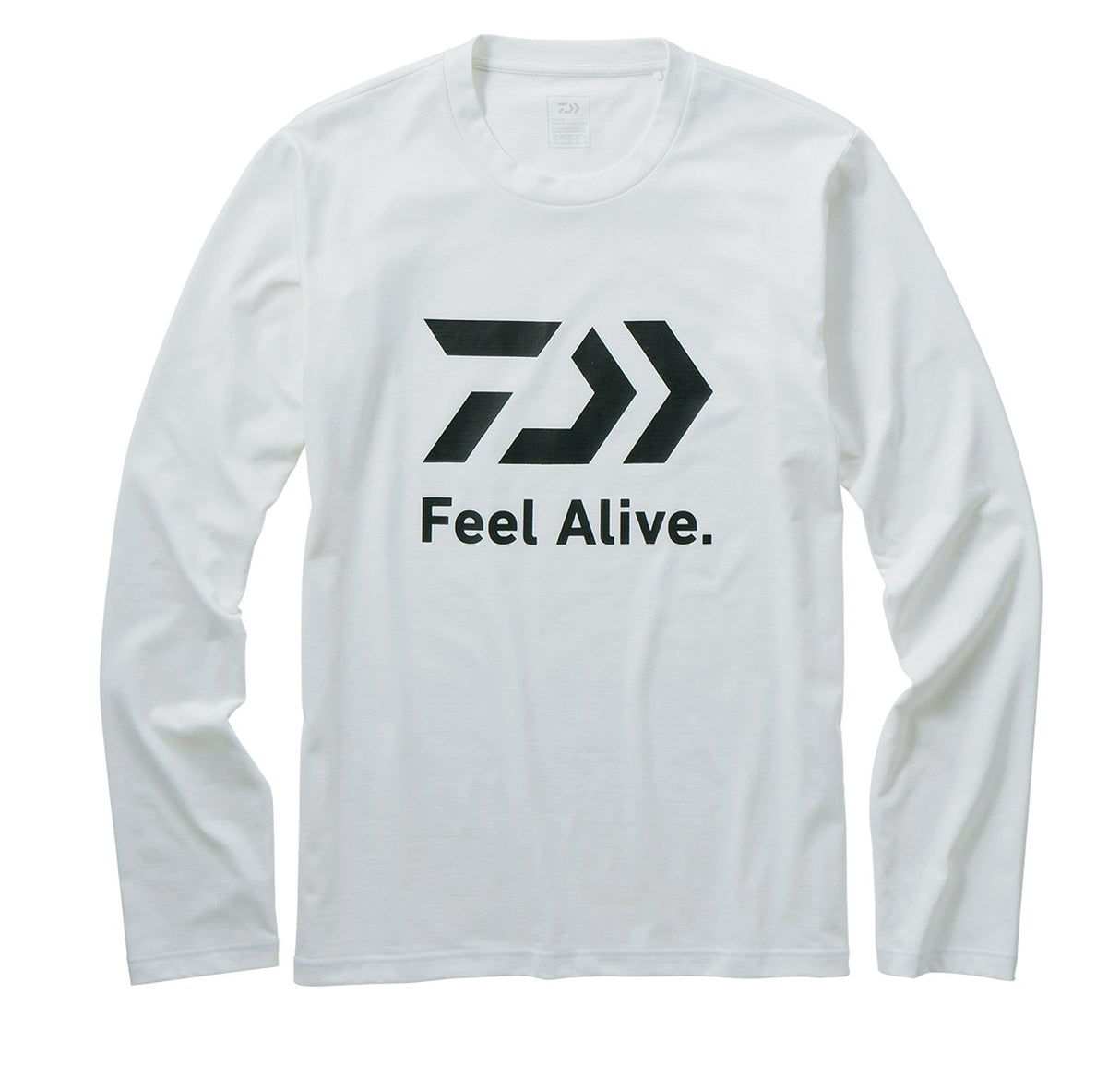 DAIWA L/S FEEL ALIVE T SHIRT- WHITE