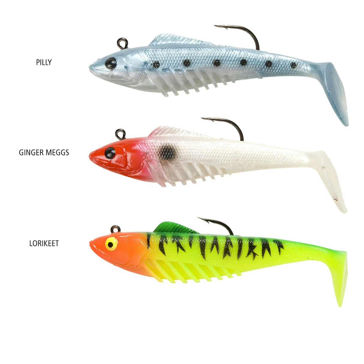 Shimano Squidgies Slick Rig Light Soft Plastics