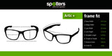 Spotters Artic+ Gloss Black Polarised Sunglasses