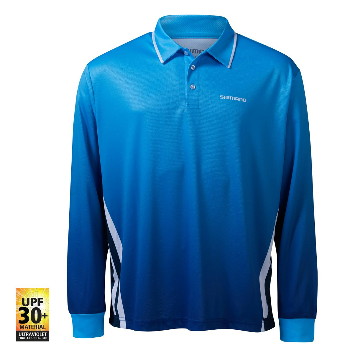 Shimano Men's Corporate Cyan Sublimated Shirt